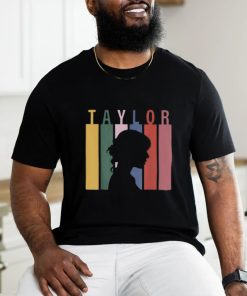 Official Retro taylor first name personalized groovy birthday girl shirt