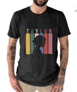 Official Retro taylor first name personalized groovy birthday girl shirt