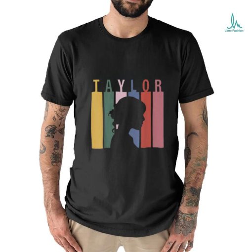 Official Retro taylor first name personalized groovy birthday girl shirt