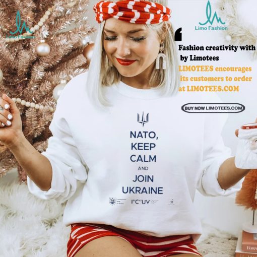 Official Richard woodruff nato keep calm and join Ukraine T shirt