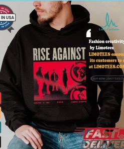 Official Rise Against Band Photo Chicago, Il USA 2024 t shirt