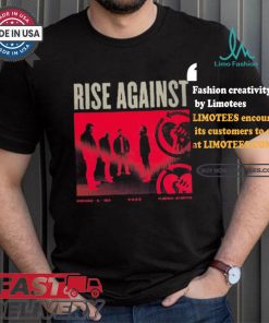 Official Rise Against Band Photo Chicago, Il USA 2024 t shirt