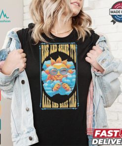 Official Rise And Shine It’s Wake And Bake Time Funny Sun 2024 T shirt