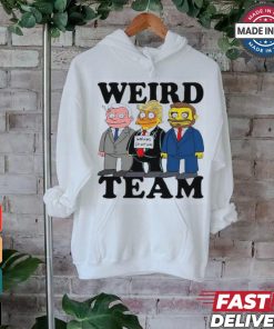 Official Rob Israel Artwork Weird Team Warning Do Nothing t shirt