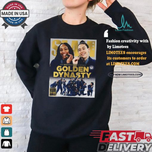 Official SLAM USA Women’s Basketball Golden Dynasty Shirt