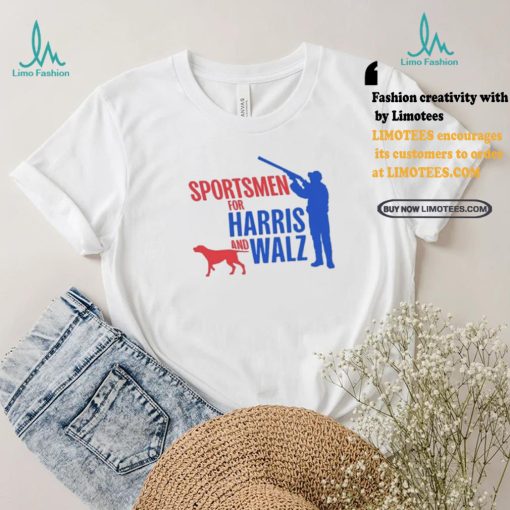 Official SPORTSMEN FOR HARRIS AND WALZ 2024 T Shirt