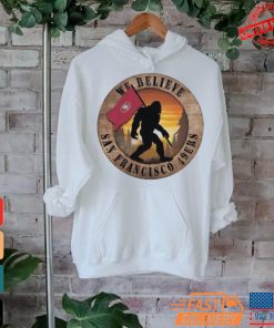 Official San Francisco 49ers 12 We Believe Bigfoot 2024 Shirt