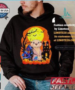 Official Sea otter with pumpkins halloween T shirt