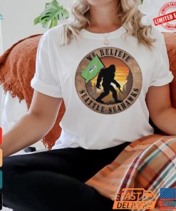 Official Seattle Seahawks 12 We Believe Bigfoot 2024 Shirt