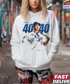 Official Shohei Ohtani MLB history to join the 40 40 club shirt