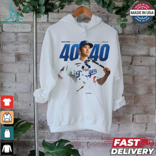 Official Shohei Ohtani MLB history to join the 40 40 club shirt
