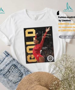 Official Simone Biles is golden again Gymnastics Women’s Vault Team USA Olympic Paris 2024 poster t shirt