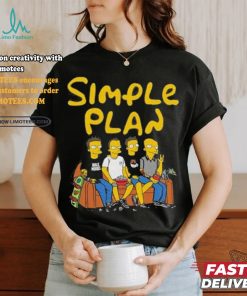 Official Simple plan Simpsons north American tour 2024 shirt