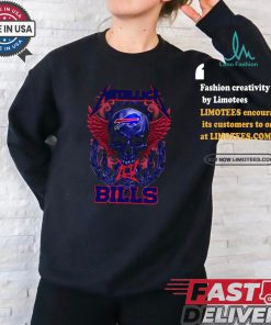 Official Skull Metallica Buffalo Bills World Tour 2024 Shirt