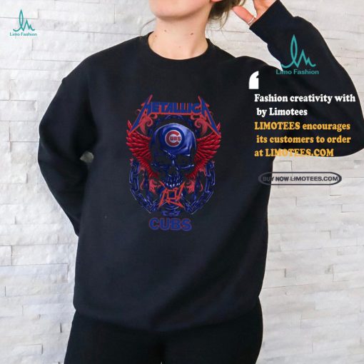 Official Skull Metallica Chicago Cubs Soldier Field 2024 Shirt