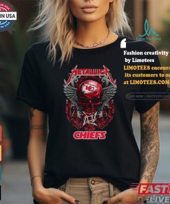 Official Skull Metallica Kansas City Chiefs World Tour 2024 Shirt