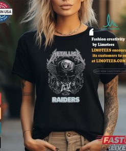 Official Skull Metallica Las Vegas Raiders World Tour 2024 Shirt