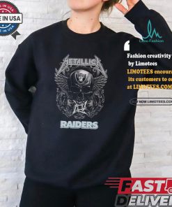 Official Skull Metallica Las Vegas Raiders World Tour 2024 Shirt