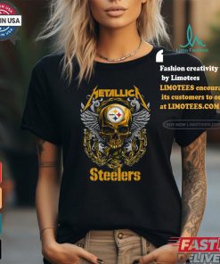 Official Skull Metallica Pittsburgh Steelers World Tour 2024 Shirt