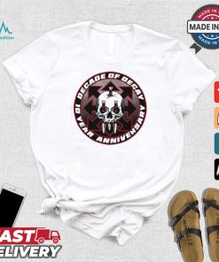 Official Skull decade of decay 10th anniversary shirt