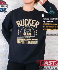 Official Slam Goods Rucker Park X Slam Harlem New York Respect Tradition Shirt