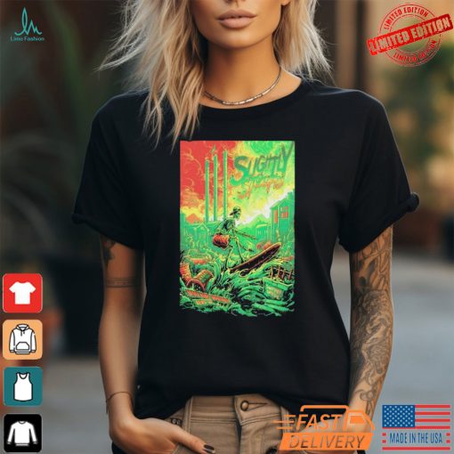 Official Slightly Stoopid August 18, 2024 Bend, OR Poster Art By Dan Mumford Shirt