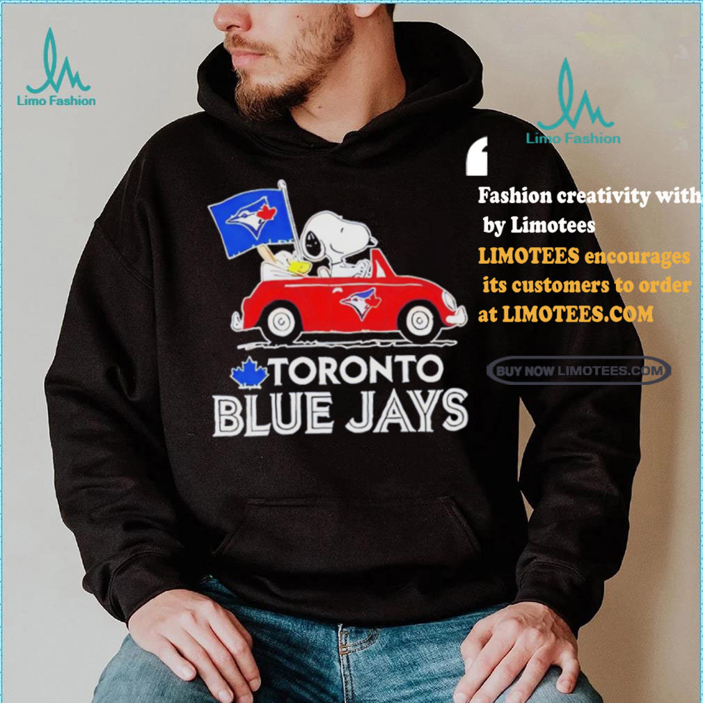 Official Snoopy And Woodstock Driving Car Toronto Blue Jays T Shirt Official Snoopy And Woodstock Driving Car Toronto Blue Jays T Shirt