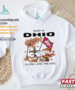 Official Snoopy Charlie Brown Made In Ohio A Long Long Time Ago T Shirt