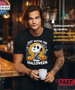 Official Snoopy Just Waiting For Halloween Shirt
