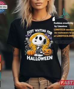 Official Snoopy Just Waiting For Halloween Shirt
