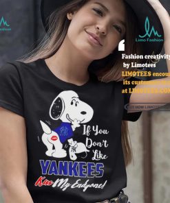 Official Snoopy New York Yankees For MLB Fans T Shirt