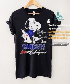 Official Snoopy New York Yankees For MLB Fans T Shirt