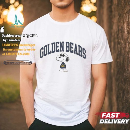 Official Snoopy Peanuts x California Bears Joe College Painting t shirt
