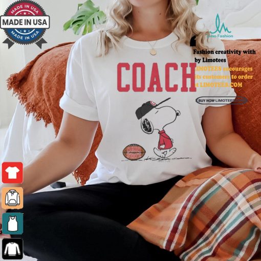 Official Snoopy Peanuts x Ohio State World Famous Football Coach t shirt