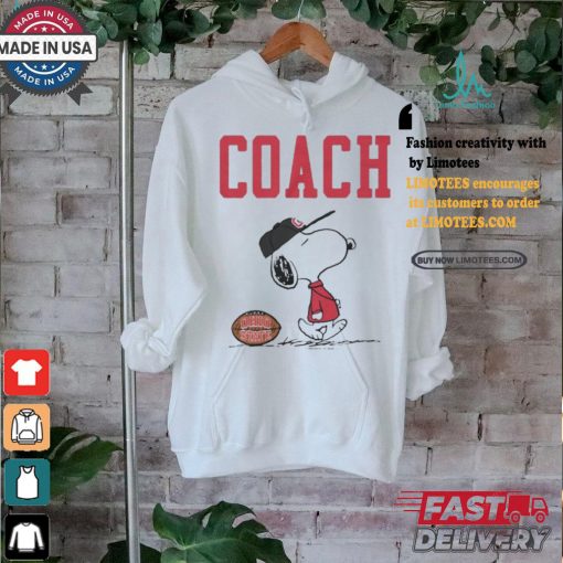Official Snoopy Peanuts x Ohio State World Famous Football Coach t shirt