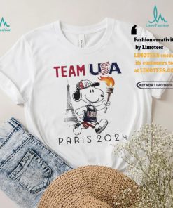 Official Snoopy Team USA Olympic Paris 2024 T Shirt
