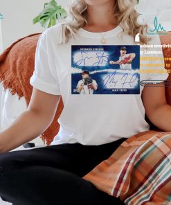 Official Spencer Strider Max Fried Atlanta Braves Baseball Stars Dual Signatures Poster T Shirt