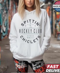 Official Spittin Chiclets Since MMXVI Hockey Club Helmet t shirt