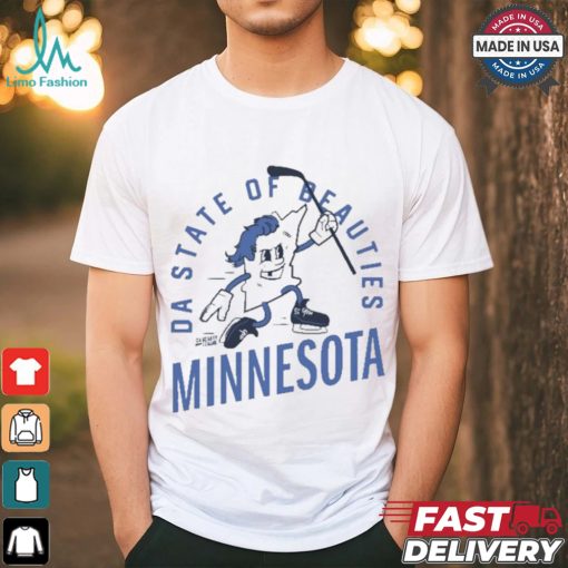 Official State Of Beauties Minnesota Hockey T shirt