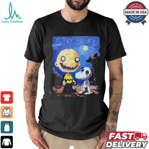 Official Stay Spooky Snoopy Charlie Brown Halloween shirt
