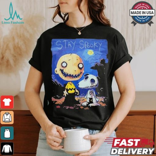 Official Stay Spooky Snoopy Charlie Brown Halloween shirt