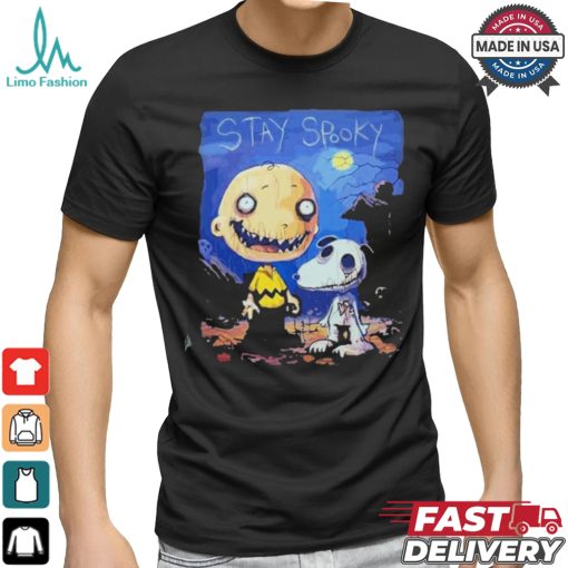 Official Stay Spooky Snoopy Charlie Brown Halloween shirt
