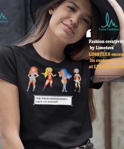 Official Stephanie Hypes The Four Horsewomen Want To Battle T Shirt