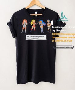 Official Stephanie Hypes The Four Horsewomen Want To Battle T Shirt