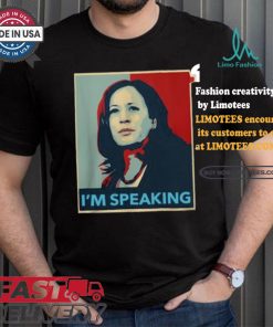 Official Stephen King Wearing Kamala Harris I’m Speaking 2024 t shirt