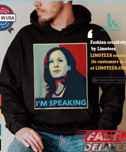 Official Stephen King Wearing Kamala Harris I’m Speaking 2024 t shirt