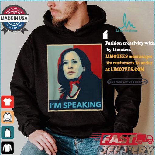 Official Stephen King Wearing Kamala Harris I’m Speaking 2024 t shirt