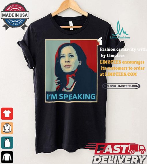 Official Stephen King Wearing Kamala Harris I’m Speaking 2024 t shirt