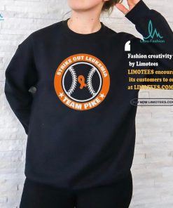 Official Strike out leukemia team pike T shirt