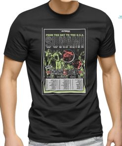 Official Sunami From The Bay To The USA Tour 2024 Poster Shirt